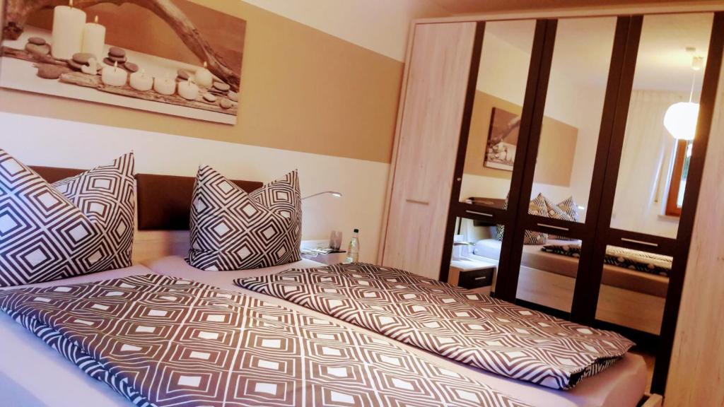 Blick in das Schlafzimmer